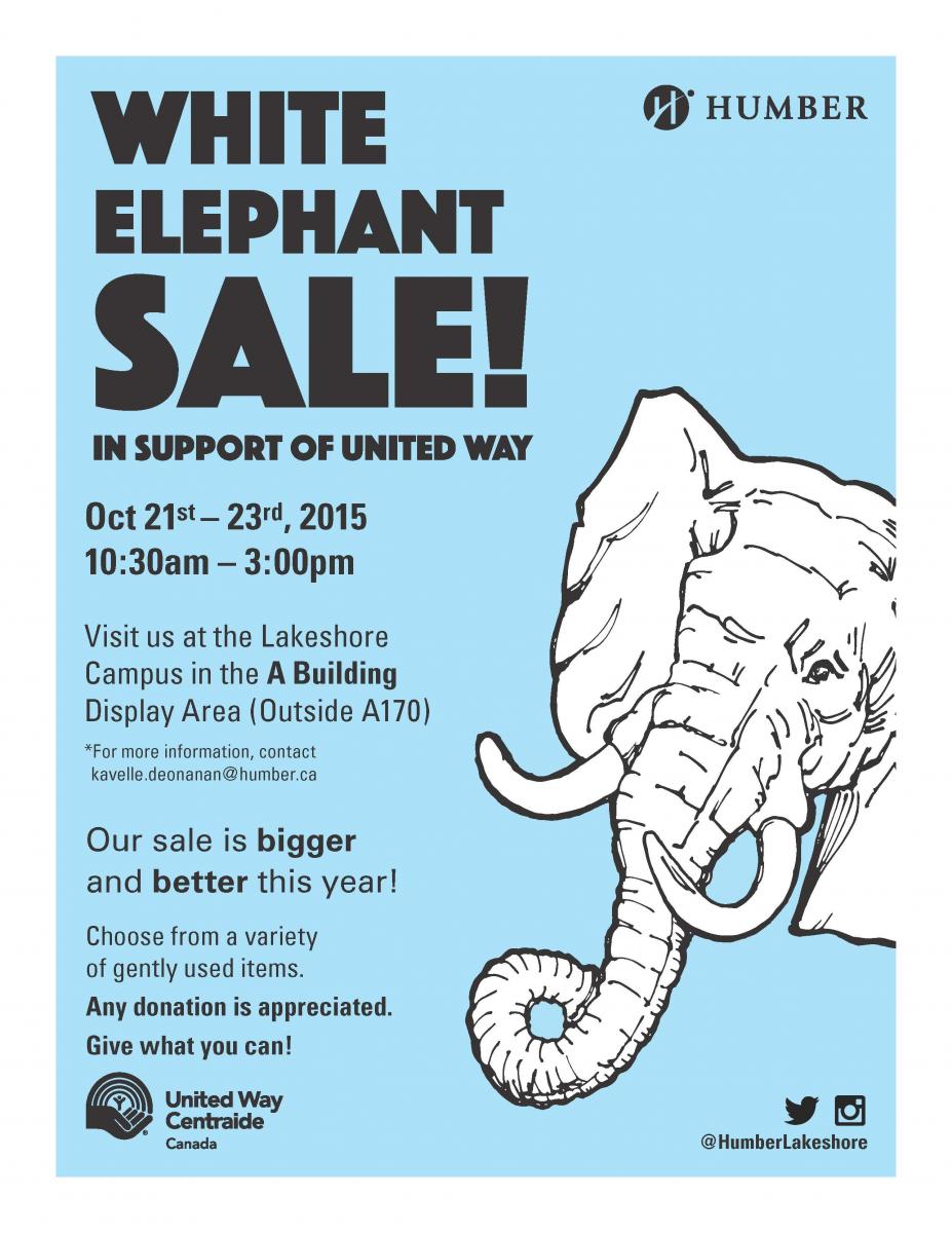 White Elephant Sale Humber Communiqué